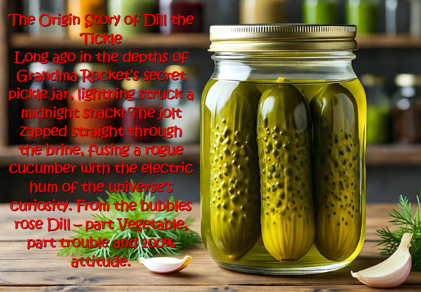 Meet Dill the Pickle — Your Pocket-Sized Pal with a Big Bite 🥒